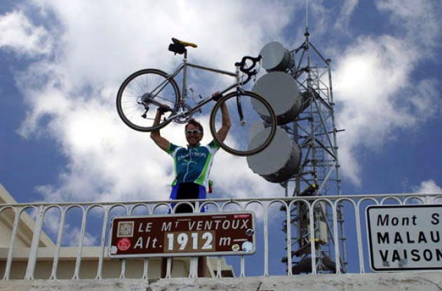 I did it! Photo copyright Roadcycling.com.