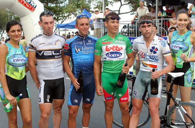 Brad, Davis, McEwen and not least a couple of nice podium girls. Grrrrr! David Magahy - www.goldcoastphotography.com