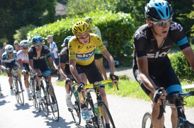 Photo: 2013 Tour de France champion Chris Froome (Team Sky Pro Cycling). 