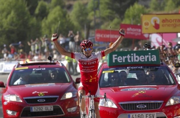 David Moncoutie wins. Photo copyright Fotoreporter Sirotti.