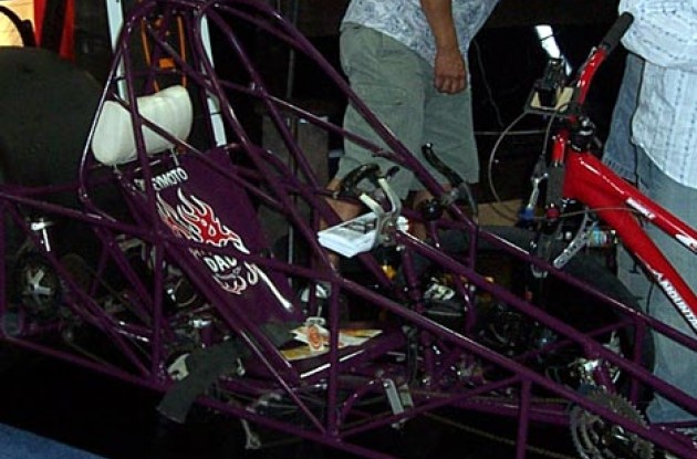 A closer look at the Dragster. Photo copyright Roadcycling.com.