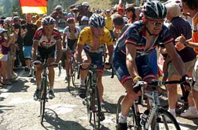 Floyd Landis worked hard for Lance Armstrong again today. Will he soon discover a new contract?