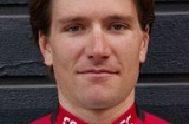 Dave Zabriskie in his new Team CSC outfit. Photo copyright Team CSC.