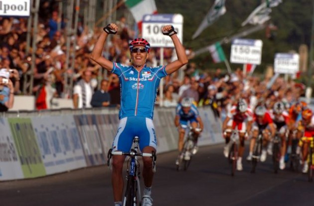 Alessandro Ballan. Photo copyright Fotoreporter Sirotti. Alessandro Ballan. Photo copyright Fotoreporter Sirotti.