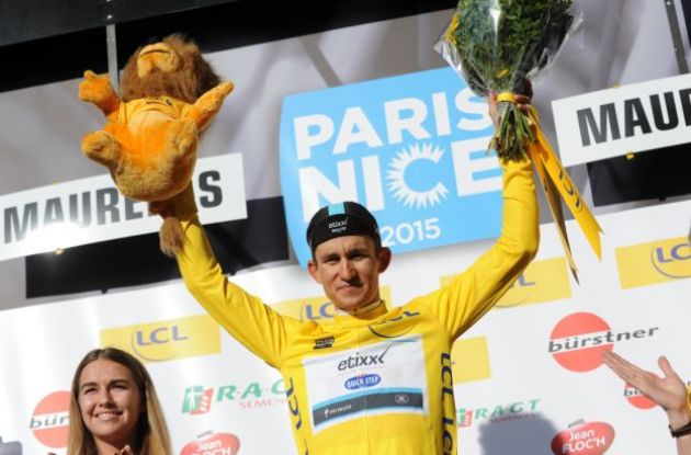 Etixx - QuickStep rider Michal Kwiatkowski has won the prologue at Paris-Nice 2015 | A.S.O.