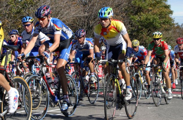 Valverde Belmonte makes his move!  Photo copyright Paul Sampara Photography. Valverde Belmonte makes his move!  Photo copyright Paul Sampara Photography.