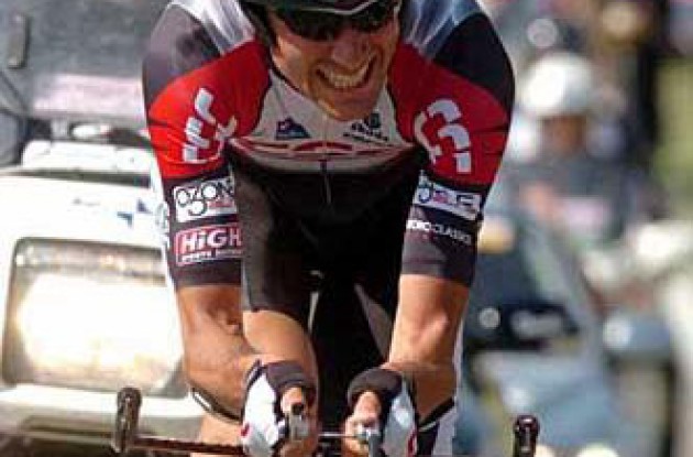 Ivan Basso took 2nd today. Photo copyright Fotoreporter Sirotti. Ivan Basso took 2nd today. Photo copyright Fotoreporter Sirotti.