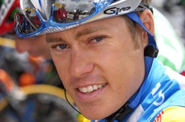 Tom Danielson before the start of the final stage of the Tour de Georgia. Photo copyright Ben Ross/Roadcycling.com/www.benrossphotography.com. Tom Danielson before the start of the final stage of the Tour de Georgia. Photo copyright Ben Ross/Roadcycling.com/www.benrossphotography.com.