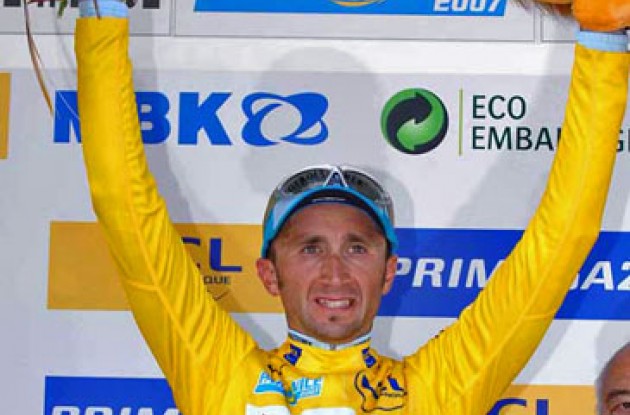 Rebellin is the new overall race leader. Rebellin is the new overall race leader.