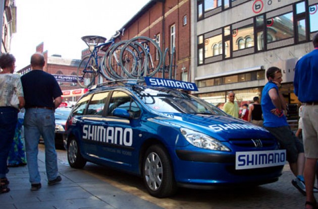 Shimano offers neutral support to riders taking part in the Tour of Denmark. Photo copyright Roadcycling.com. Shimano offers neutral support to riders taking part in the Tour of Denmark. Photo copyright Roadcycling.com.