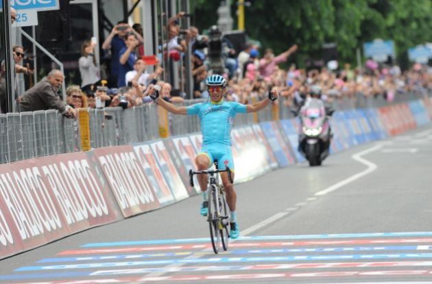 Paolo Tiralongo is the winner of stage 9 of Giro d'Italia 2015 | Fotoreporter Sirotti