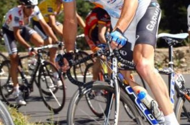 Christian Vande Velde (Team Garmin-Slipstream). Christian Vande Velde (Team Garmin-Slipstream).