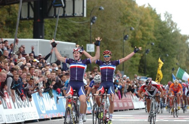 Double victory for France's World Cup team in Denmark. Photo Fotoreporter Sirotti.
