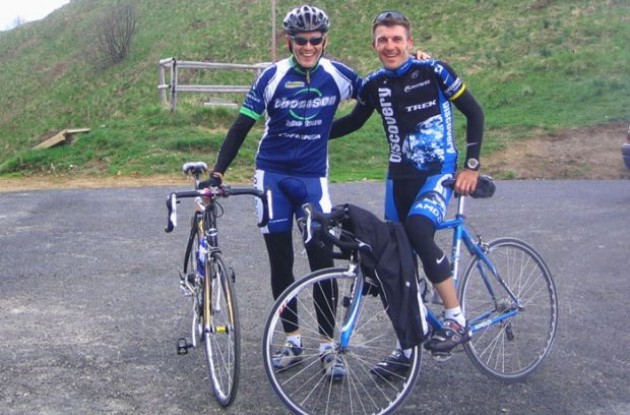 Peter Thomson and Yaroslav Popovych (now with Team RadioShack) coinciding on their 2007 reconnaissance of the Zoncolan for the Giro dâItalia â both agreeing that triple or compact crankset (34 x 28) is a necessity in northern Italy! Peter Thomson and Yaroslav Popovych (now with Team RadioShack) coinciding on their 2007 reconnaissance of the Zoncolan for the Giro dâItalia â both agreeing that triple or compact crankset (34 x 28) is a necessity in northern Italy!