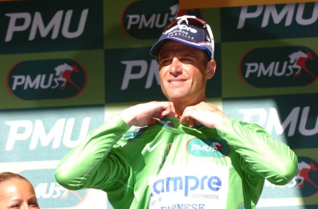Team Lampre has included sprinter Alessandro Petacchi in its 2010 Vuelta a Espana squad even though the sprinting standout could face a doping suspension from the Italian Olympic Committee. Photo copyright Fotoreporter Sirotti.