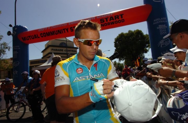 Allan Davis (Team Astana). Photo Fotoreporter Sirotti. Allan Davis (Team Astana). Photo Fotoreporter Sirotti.