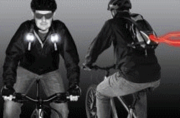 Pedalite Baglite bag light for bike rides.