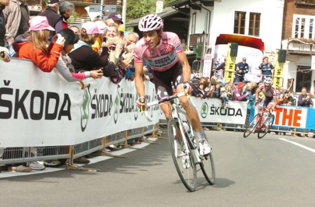 Alberto Contador. Photo Fotoreporter Sirotti.
