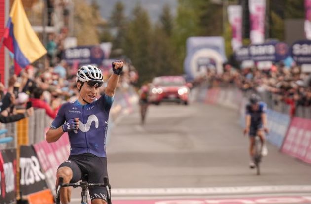 Einer Augusto Rubio wins stage 13 of Giro d'Italia 2023