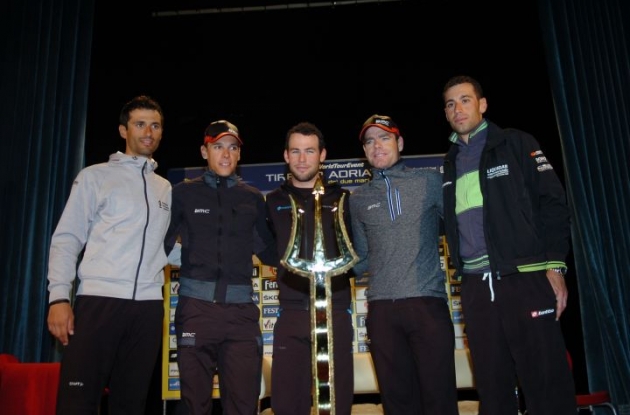 Will Cadel Evans be able to defend his Tirreno-Adriatico champion title? Stay tuned to Roadcycling.com and Universal Sports to find out. Photo Fotoreporter Sirotti.