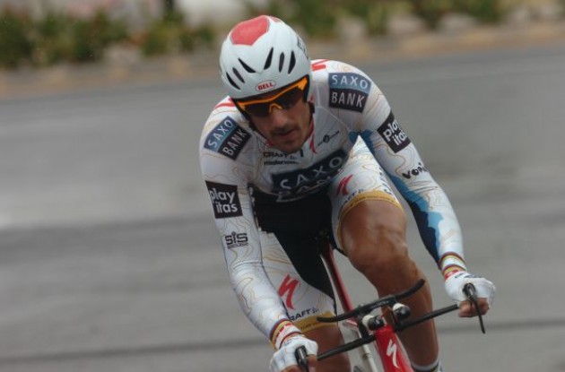 Fabian Cancellara - the Swiss time machine. Photo copyright Fotoreporter Sirotti. Fabian Cancellara - the Swiss time machine. Photo copyright Fotoreporter Sirotti.