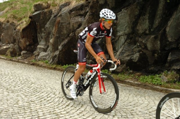 Heinrich Haussler (Cervelo TestTeam). Photo copyright Fotoreporter Sirotti. Heinrich Haussler (Cervelo TestTeam). Photo copyright Fotoreporter Sirotti.