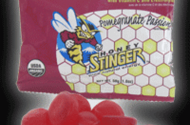 Honey Stinger Pomegranate Energy Chews.