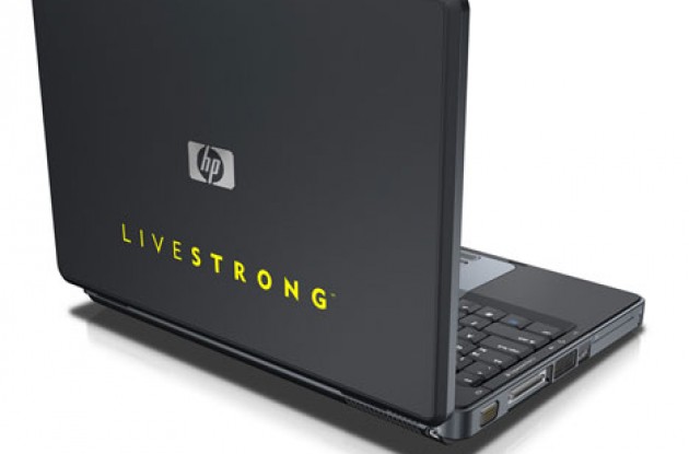 HP Special Edition L2000 laptop - Join the Livestrong revolution today. Photo copyright Roadcycling.com.