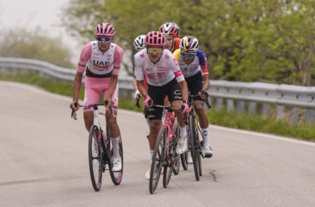 Isaac Del Toro Richard Carapaz and Egan Bernal