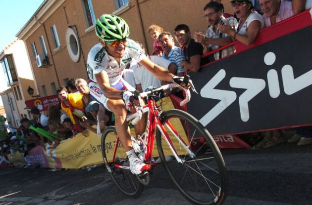Joaquim Rodriguez on his way to victory. Photo Fotoreporter Sirotti.