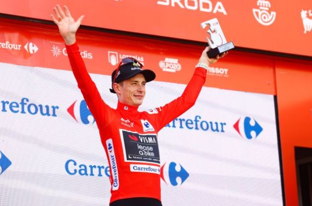 | Unipublic Jonas Vingegaard on the podium