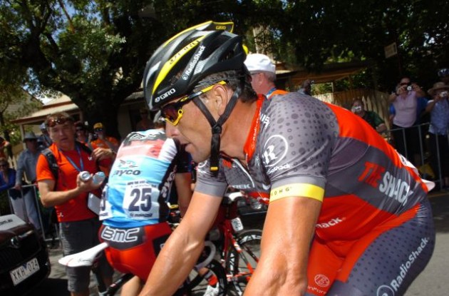 Team RadioShack's Lance Armstrong to ride the 2010 Milan-San Remo. Photo copyright Fotoreporter Sirotti.