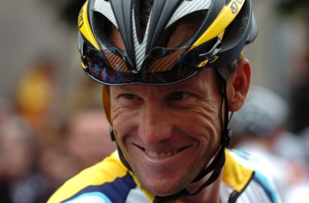 Lance Armstrong. Photo copyright Fotoreporter Sirotti. Lance Armstrong. Photo copyright Fotoreporter Sirotti.