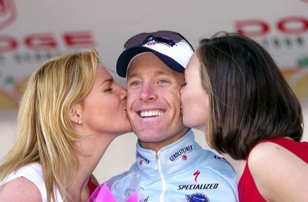 Levi Leipheimer where we all want to be. Photo copyright Ben Ross/Roadcycling.com/www.benrossphotography.com.