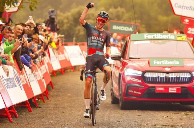 Lennard Kamna wins stage 9 of Vuelta a Espana 2023 for Bora-Hansgrohe