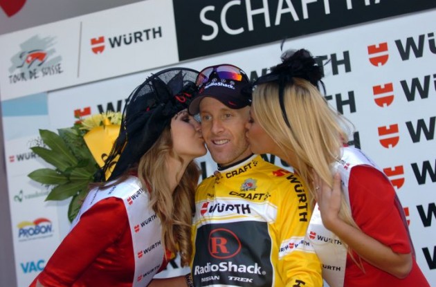 Levi Leipheimer will ride for Team Quick Step in 2012 and 2013. Photo Fotoreporter Sirotti.