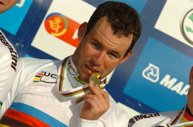 World Champion Mark Cavendish. Photo Fotoreporter Sirotti.
