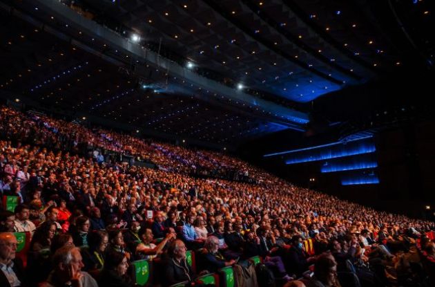audience at the presentation event