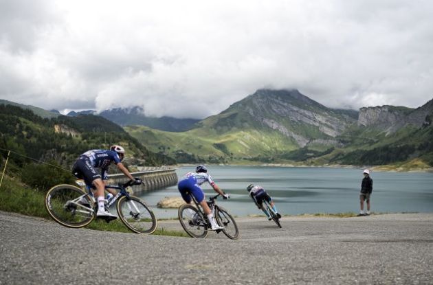 Primoz Roglic during stage 19 of Tour de France 2025