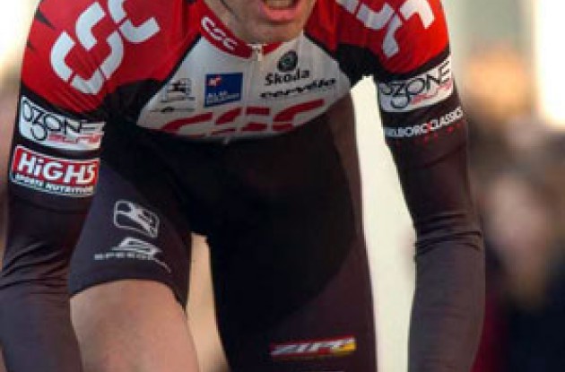 Jens Voigt became the first rider to win a stage in the new ProTour. Photo copyright Fotoreporter Sirotti.