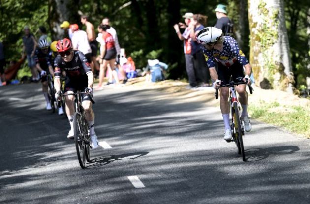 Quinn Simmons and Michael Storer