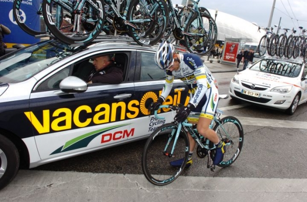 Romain Feillu (Team Vacansoleil). Photo Fotoreporter Sirotti.