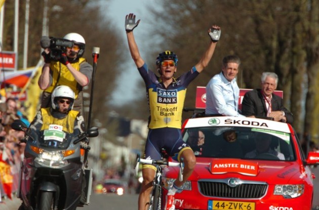 Roman Kreuziger wins 2013 Amstel Gold Race | Fotoreporter Sirotti