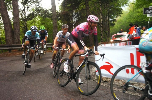 Team Garmin-Barracuda's Ryder Hesjedal fought hard today. Photo Fotoreporter Sirotti.