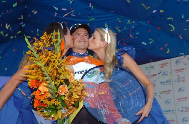 Team GreenEdge's Simon Gerrans wins 2012 Santos Tour Down Under. Photo Fotoreporter Sirotti.