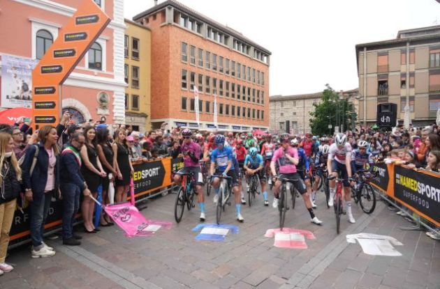 Giro d'Italia stage start in Terni Italy