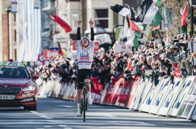 Tadej Pogacar wins Liege-Bastogne-Liege 2024