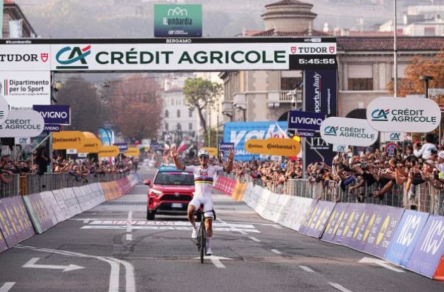 Tadej Pogacar has won Il Lombardia 2025