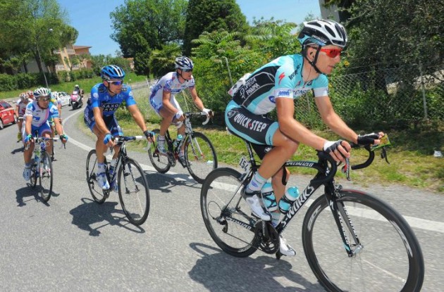 Today's breakaway group. Photo Fotoreporter Sirotti.