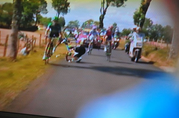 Tour de France carnage.